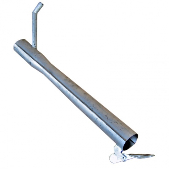 Труба выпускная с крышкой и трубкой  (эжектор) Т-150 ( Двигатель ЯМЗ, Д-260 ) - 1