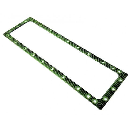 Прокладка бачка радиатора МТЗ-80/82 с РА каркасом зеленый MVQ ПТП ( СИЛИКОН ) - 1