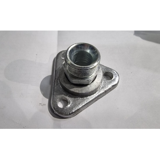 Фланец Р-80 прямой 27*1,5 сливной (в сборе с штуцером) - 1