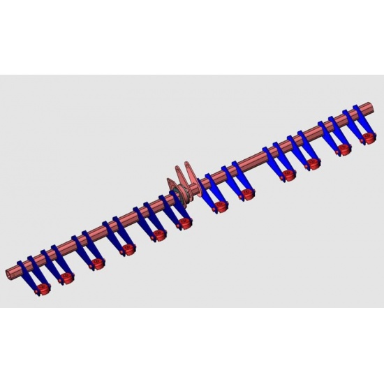 Вал подъема сошников (правый) - 1
