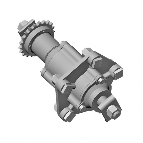 Ступица (заднего колеса в сб. со звезд) - 1