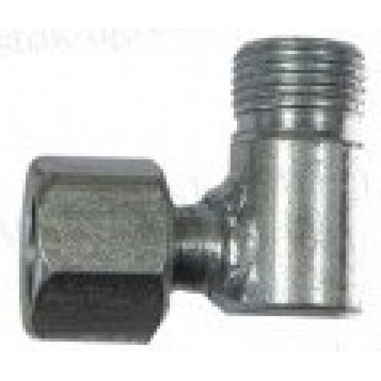 Уголок S19*19 (М16*1,5-М16*1,5) с гайкой - 1