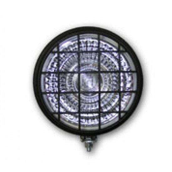 Фара рабочая круглая с решеткой ФР-122-01 ( пластик ) - 1