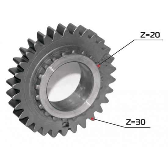 Шестерня КПП МТЗ вала силовой передачи Z=30/20 - 1