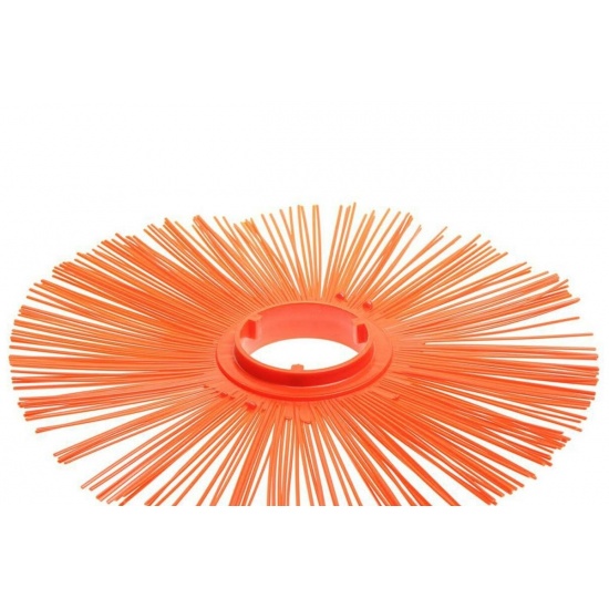 Диск щеточный полипропиленовый 120Х550 мм.( Оранжевый ) ступен. - 1