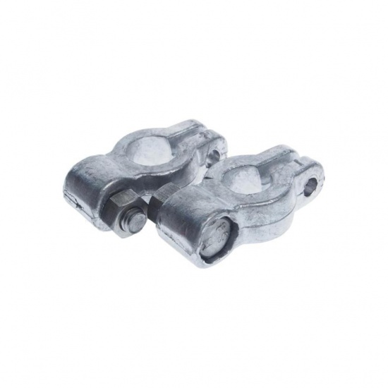 Клемма АКБ ( КОМПЛЕКТ +/- ) (свинец) УСИЛЕННАЯ - 1