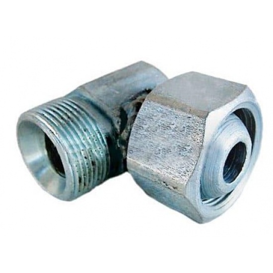 Уголок S36*36 (М30х1,5-М30*1,5) с гайкой - 1