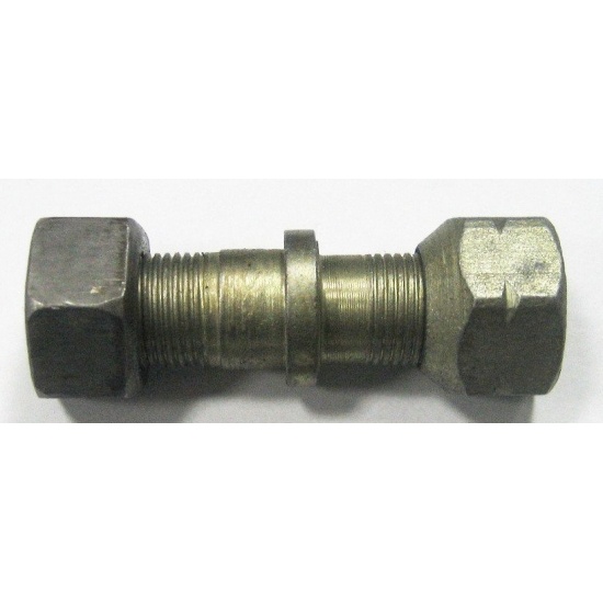 Шпилька ступицы 2-ПТС-4 ( ЛЕВАЯ С ГАЙКАМИ ) ( М16х1,5 ) - 1