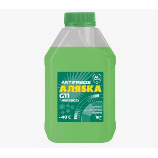 Антифриз G11 зеленый 1кг (АЛЯСКА) - 1