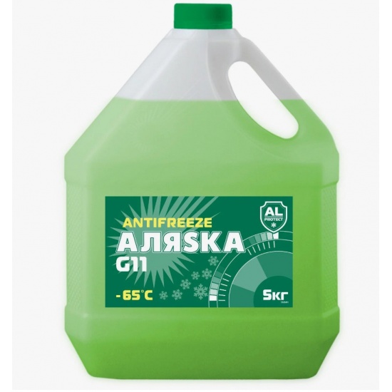 Антифриз G11 зеленый 5кг (АЛЯСКА) - 1