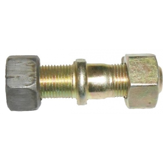 Шпилька ступицы 2-ПТС-4 ( ПРАВАЯ С ГАЙКАМИ ) ( М18х1,5 ) - 1