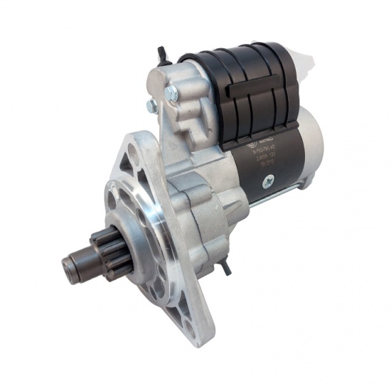 Стартер МТЗ ( 12В ) 2,8/4,2 кВт редукторный со смещ.редуктором (АВТОЭЛЕКТРИКА) - 1