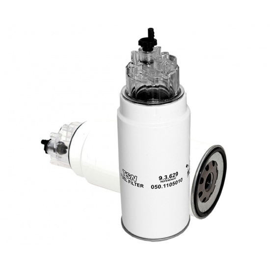 Фильтр топливный КАМАЗ (PL420) (NF3507K) (ДФТ 1842) (KF4420 PR) с отстойником (CITRON) - 1