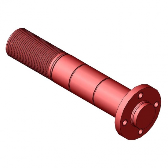 Вал L=197мм ротора вентилятора (УПС-8, Веста-8) - 1