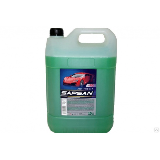 Антифриз зеленый -40 10кг (SAPSAN) - 1