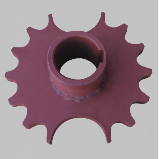 Звездочка прессующего механизма ПРФ с большим вырезом под шпонку (Z=14) - 1