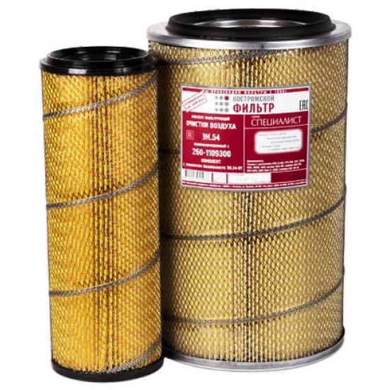 Фильтр воздушный МТЗ-1221 Д-260 комплект (ДФВ 5624) (NF4538) сетка (КОСТРОМСКОЙ ФИЛЬТР) - 1