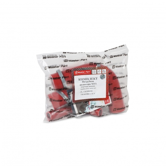 Комплект патрубков радиатора ( хомуты, верх., нижний, термостата ) МТЗ-80/82 - 1