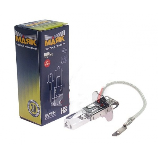 Автомобильная лампа H3 24V 55W (Pk22s) МАЯК - 1