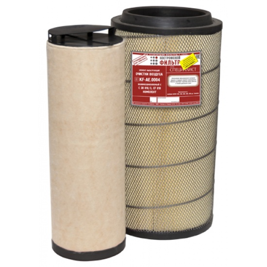Фильтр воздушный АКРОС (C30810/3+CF810) (KF-AE.0004) комплект (КОСТРОМСКОЙ ФИЛЬТР) - 1