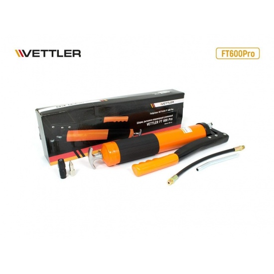 Шприц рычажно-плунж. 600 мл усил. "VETTLER" - 1