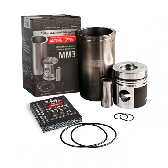 Комплект Д144-1000108 (105,0) (Группа М) Дальнобойщик Premium c пальцем и кольцами "КМЗ" - 1