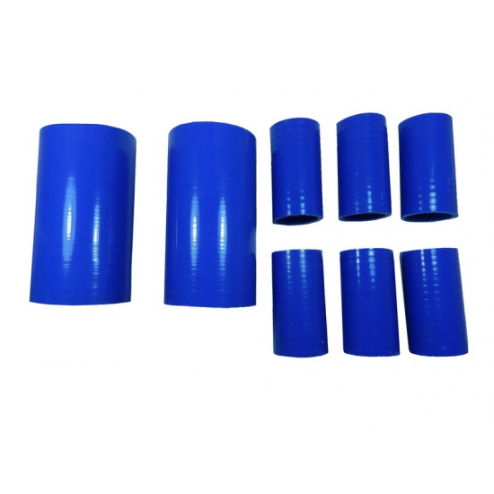 Патрубок радиатора К-700, К-700А дв. ЯМЗ-238 силикон (8 шт) "Technik " - 1