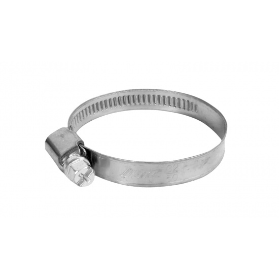 Хомут 32-50 мм, ширина 9мм, (Форма Ключа) ленточный, W2-Нержавеющая сталь "Автомагнат" (50) - 1