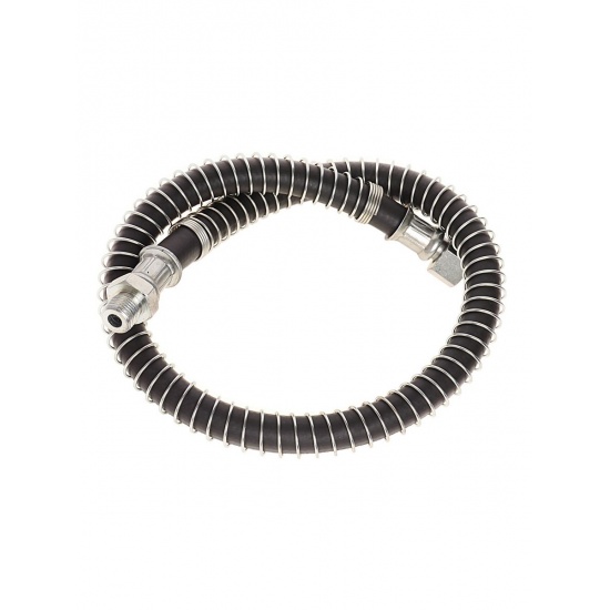 Шланг тормозной передний КАМАЗ-4310 в стал. оплетке 71см (гайка/штуцер) "Автомагнат" - 1