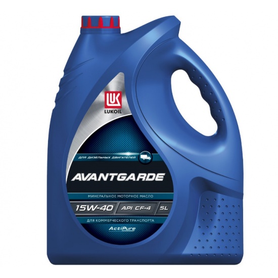 Масло моторное Лукойл Авангард 15W-40 CF-4/SG 5литр (ЛУКОЙЛ) - 1