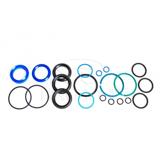 Р/к гидроцилиндра поворота Т-150К ( шток d-45 ) ( резиноткань ) ( полный ) - 1