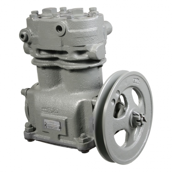 Компрессор МАЗ 2-х цилиндровый, со шкивом (210 л/мин)(до 2011г.) "Автомагнат" (2) - 1