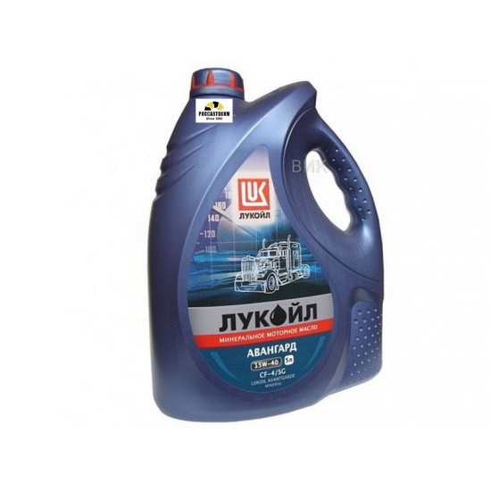 Масло ЛУКОЙЛ-АВАНГАРД SAE 15W-40 API CF-4/SG 5 л (3шт) - 1