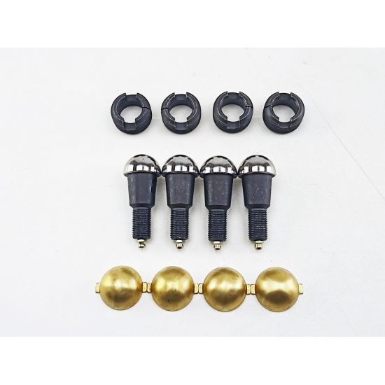 Шкворень поворотного кулака УАЗ-Hunter, Patriot латунь 2 уса (к-т 4 шт) н/о без ключа "Автомагнат" - 1