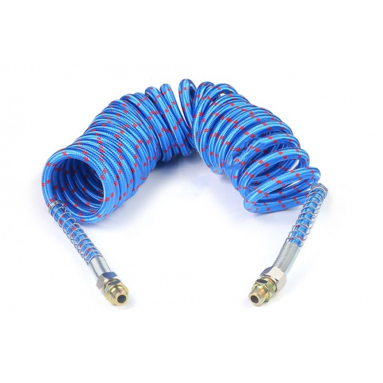 Шланг пневматический (воздушный) 7,5 м, М16, красный (1868298 К (М16*1,5)) "Автомагнат" (40) - 1