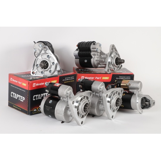 Стартер МТЗ с РЕЛЕ, СМЕЩЕННЫЙ РЕДУКТОР, 12В, 4,9кВт,10 зуб.(ELECTRON) (MPE9 -182-780М) - 1