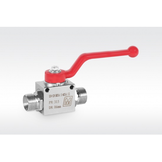 Кран гидравлический 2-х позиционный ( М20х1,5/DM-10mm) ( Упак. - 4 шт. ) - 1