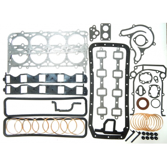 Комплект прокладок двигателя ГАЗ-53 Полный с ГБЦ резина "NOVATOR" - 1