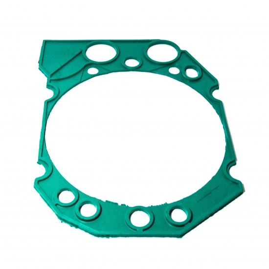 Прокладка ГБЦ ЯМЗ-240 240-1003213 РАЗДЕЛЬНАЯ СИЛИКОНОВАЯ белая "ГБЦ" - 1