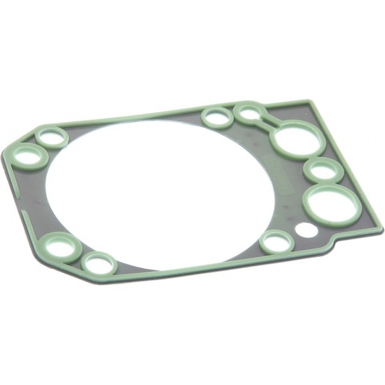 Прокладка ГБЦ КАМАЗ Евро-2, 3 армированный силикон зеленый "ГБЦ" - 1