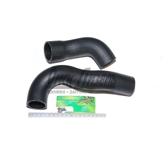 Патрубок радиатора ГАЗ-3309, 4301, 3308 дв. Д-245 (2 шт) "ВПТ" - 1