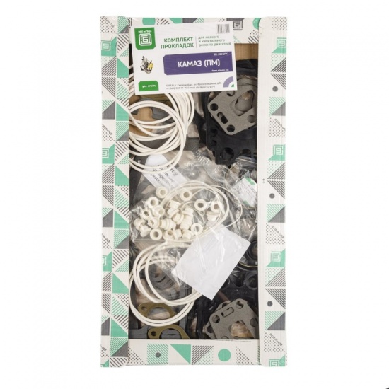 Комплект прокладок двигателя КАМАЗ Полный (132 позиции) "ГБЦ" - 1