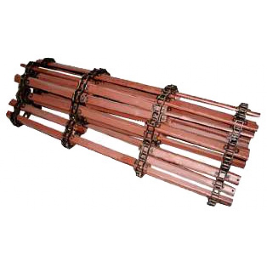 Транспортер (ОМСК) Акрос цепной н/к (планка 4мм, болт 8мм) - 1