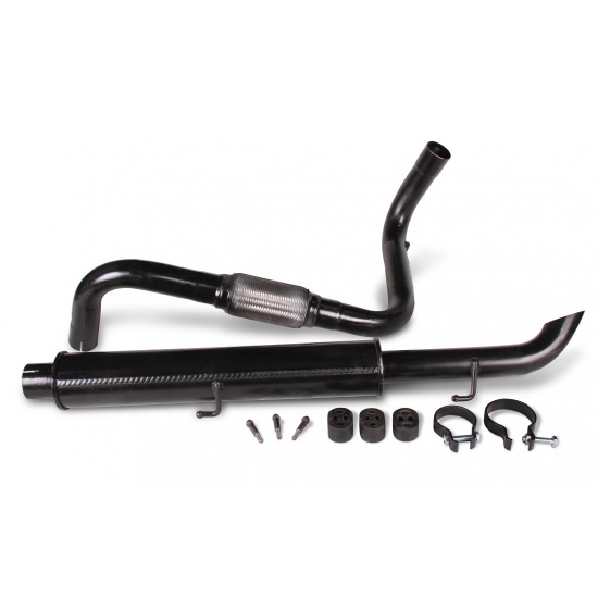 Система выпуска отработавших газов МТЗ-1025 (глушитель + труба промеж.+ хомуты + крепеж) - 1