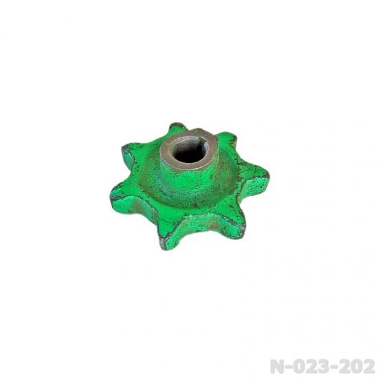 Звездочка Н.023.202 (z=7, t=38, d=20) малого колосового шнека - 1