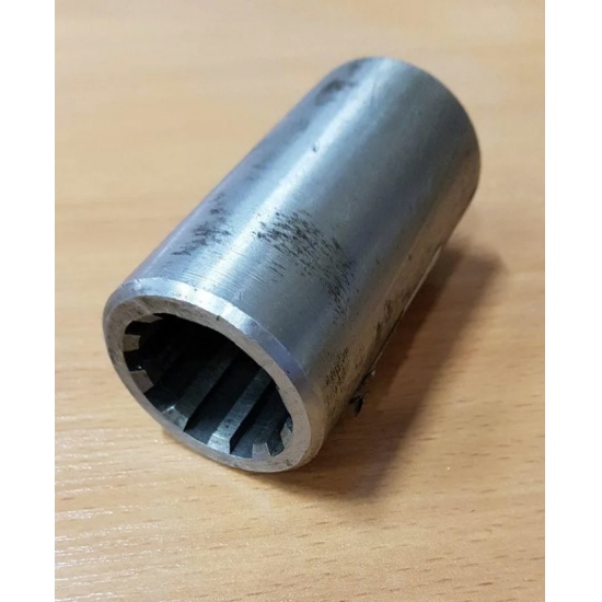 Муфта шлицевая редуктора 142.48.01.240 Zвнут=20 шлиц, Zвнеш=26 шлиц,  L= 58 мм (Рост) - 1