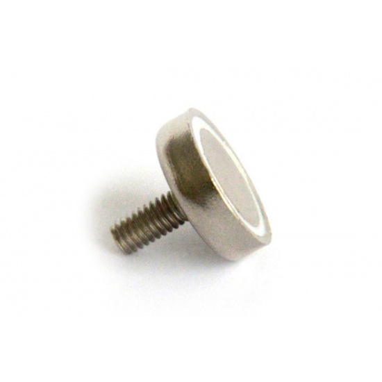 Магнитодержатель квадрат 13,7х13,7 мм крепление на резьбе М6 АНАЛОГ - 1