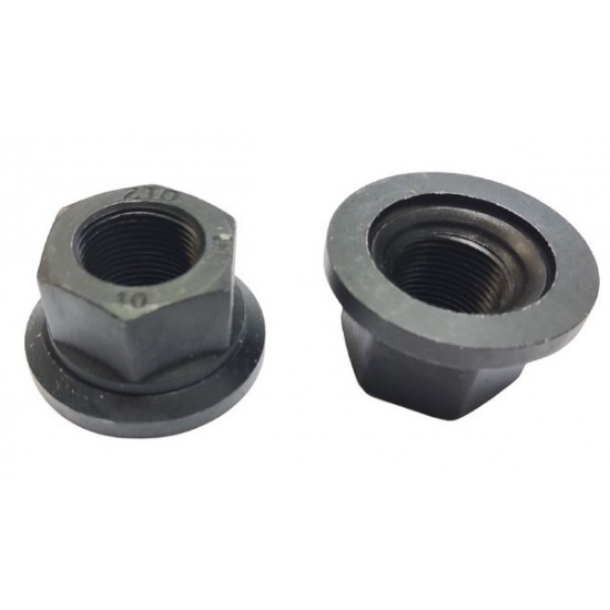 Гайка колеса КАМАЗ ЕВРО М22х1,5 H=27 (черная) - 1