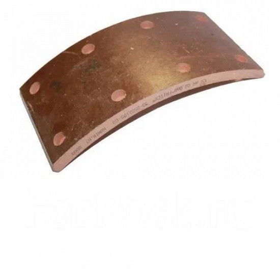 Накладка тормоз. колодки ГАЗ 51,53,КаВЗ,ПАЗ пер.кор.св.Фритекс - 1