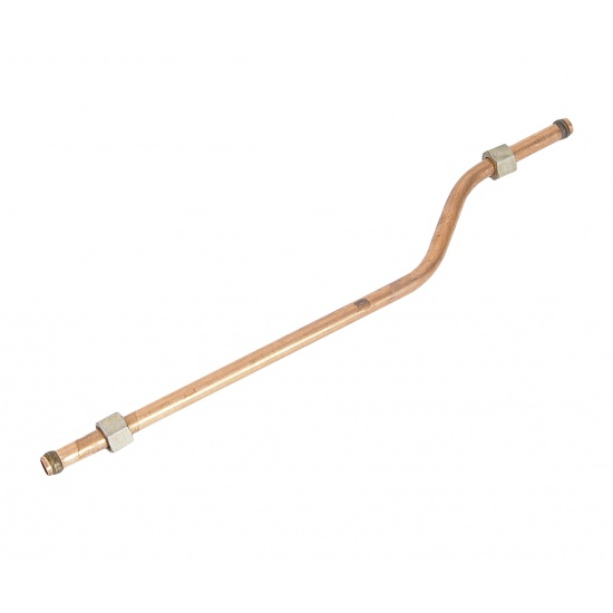 Трубка тормозная КАМАЗ-ЕВРО 1-но цил. компрессора медная(боковая) - 1